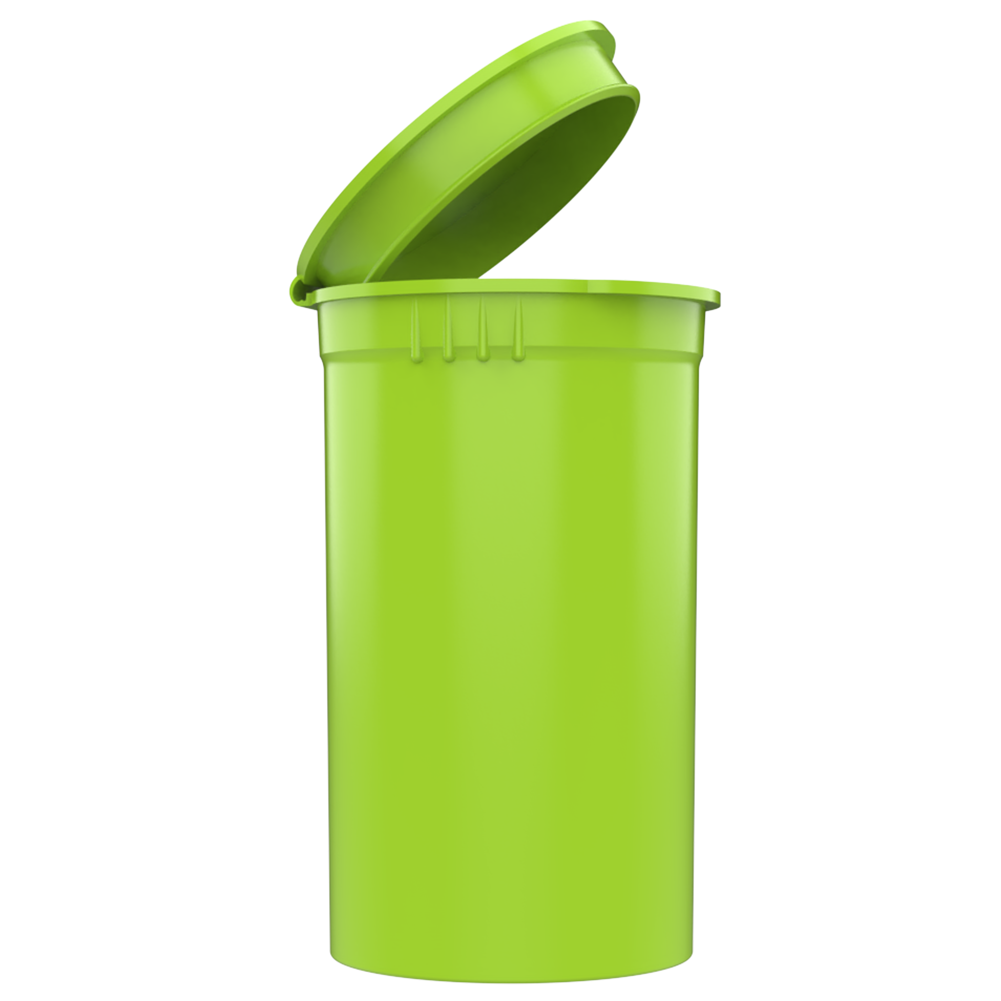 19 Dram Lime Green Highlighter Child Resistant Pop Top Bottles (225 qt