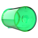 19 Dram Translucent Green Dragon Chewer custom Pop Top premium wholesale cannabis cbd mushroom smell proof vials jars cans highlock HL supplies 100% recyclable premium plastic custom translucent transparent