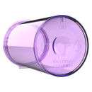 19 Dram Translucent Purple Dragon Chewer custom Pop Top premium wholesale cannabis cbd mushroom smell proof vials jars cans highlock HL supplies 100% recyclable premium plastic custom translucent transparent