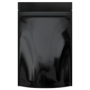 Gloss Black Opaque Dragon Chewer 28g ounce smell proof mylar bags by HIGHLOCK. Best thick wholesale bulk dispensary custom child resistant packaging 420 barrier bags tamper evident resealable large food storage heat sealable 50 pack 6x9x2