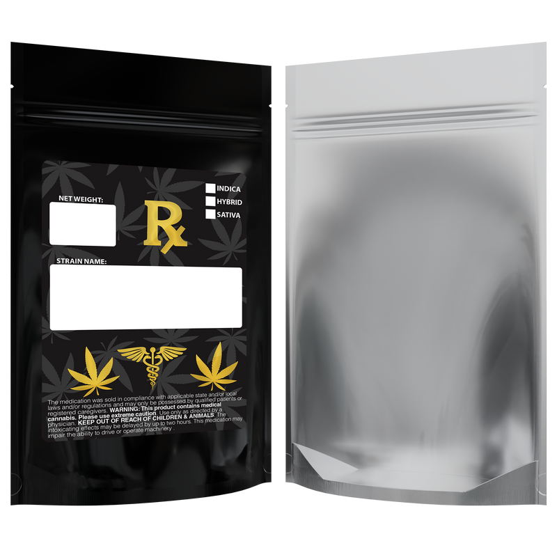Gloss Black Vista Clear Window Foil Metal Dragon Chewer 28g ounce smell proof mylar bags. Custom designer labels stickers logo template print cheap. Best thick wholesale bulk dispensary custom child resistant packaging 420 barrier bags tamper evident resealable large food storage near me nearby 50 pack 6x9x2 Cali Caviar Rx Generic CA