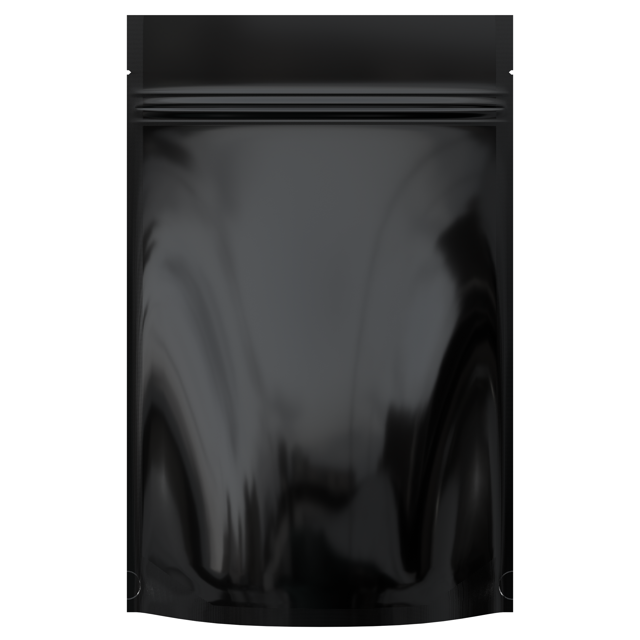 Gloss Black Opaque Dragon Chewer 28g ounce smell proof mylar bags by HIGHLOCK. Best thick wholesale bulk dispensary custom child resistant packaging 420 barrier bags tamper evident resealable large food storage baggies