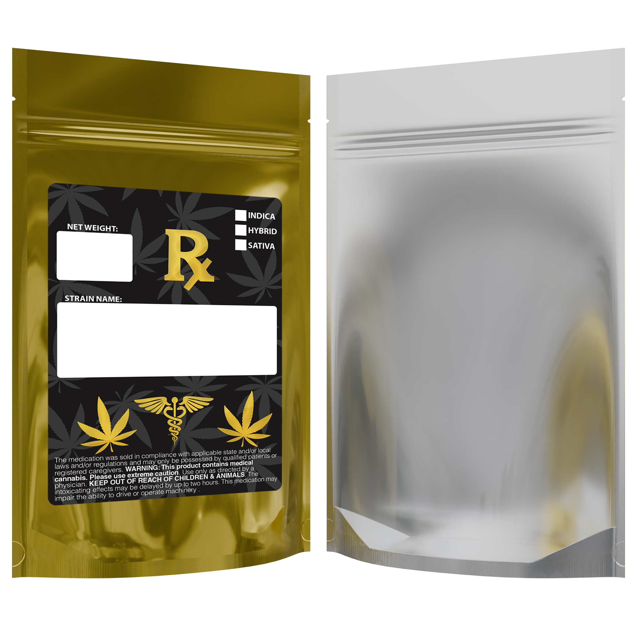 Gloss Gold Vista Clear Window Foil Metal Dragon Chewer 28g ounce smell proof mylar bags. Custom designer labels stickers logo template print cheap. Best thick wholesale bulk dispensary custom child resistant packaging 420 barrier bags tamper evident resealable large food storage baggies 100 pack 6x9x2 Cali Caviar Rx Generic CA