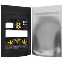 Matte Black Vista Clear Window Foil Metal Dragon Chewer 28g ounce smell proof mylar bags. Custom designer labels stickers logo template print cheap. Best thick wholesale bulk dispensary custom child resistant packaging 420 barrier bags tamper evident resealable large food storage near me nearby 100 pack 6x9x2 Cali Caviar Rx Generic CA