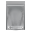 Matte Black Foil Metal Vista Clear Dragon Chewer 28g ounce smell proof mylar bags by HIGHLOCK. Best thick wholesale bulk dispensary custom child resistant packaging 420 barrier bags tamper evident resealable large food storage heat sealable tear notches 50 pack 6x9x2