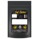 Matte Black Opaque Foil Metal Dragon Chewer 28g ounce smell proof mylar bags. Custom designer labels stickers logo template print cheap. Best thick wholesale bulk dispensary custom child resistant packaging 420 barrier bags tamper evident resealable large food storage near me nearby 50 pack 6x9x2