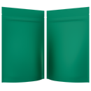 Matte Mint Green Opaque Foil Metal Dragon Chewer 28g ounce smell proof mylar bags by HIGHLOCK. Best thick wholesale bulk dispensary custom child resistant packaging 420 barrier bags tamper evident resealable large food storage 50 pack 6x9x2