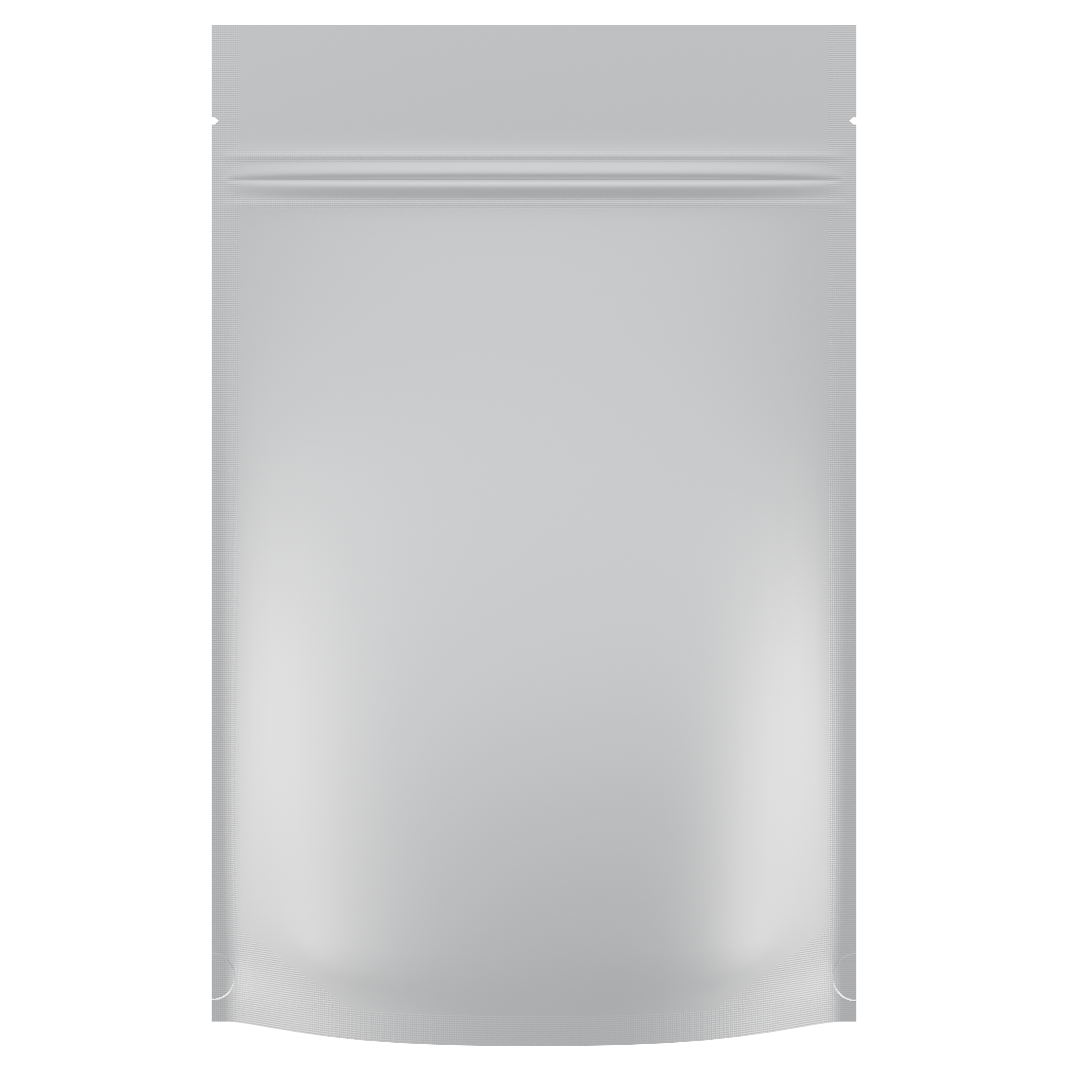 Matte White Foil Metal Dragon Chewer 28g ounce smell proof mylar bags by HIGHLOCK. Best thick wholesale bulk dispensary custom child resistant packaging 420 barrier bags tamper evident resealable large food storage baggies 50 pack 6x9x2