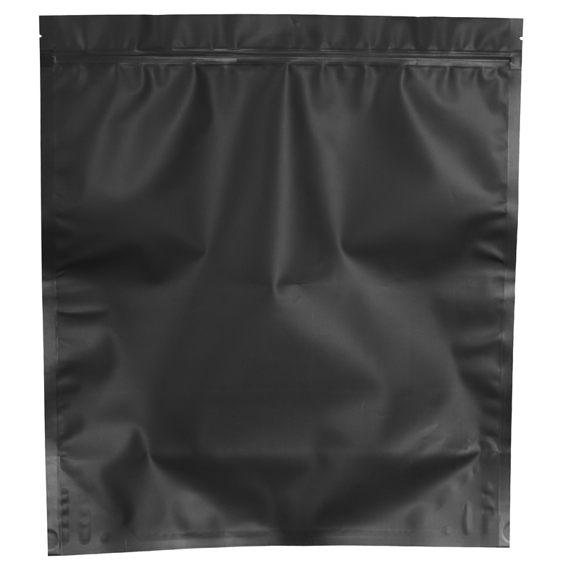 Matte Black / Matte Black 2 LB Grower Mylar Bags (10 qty.)