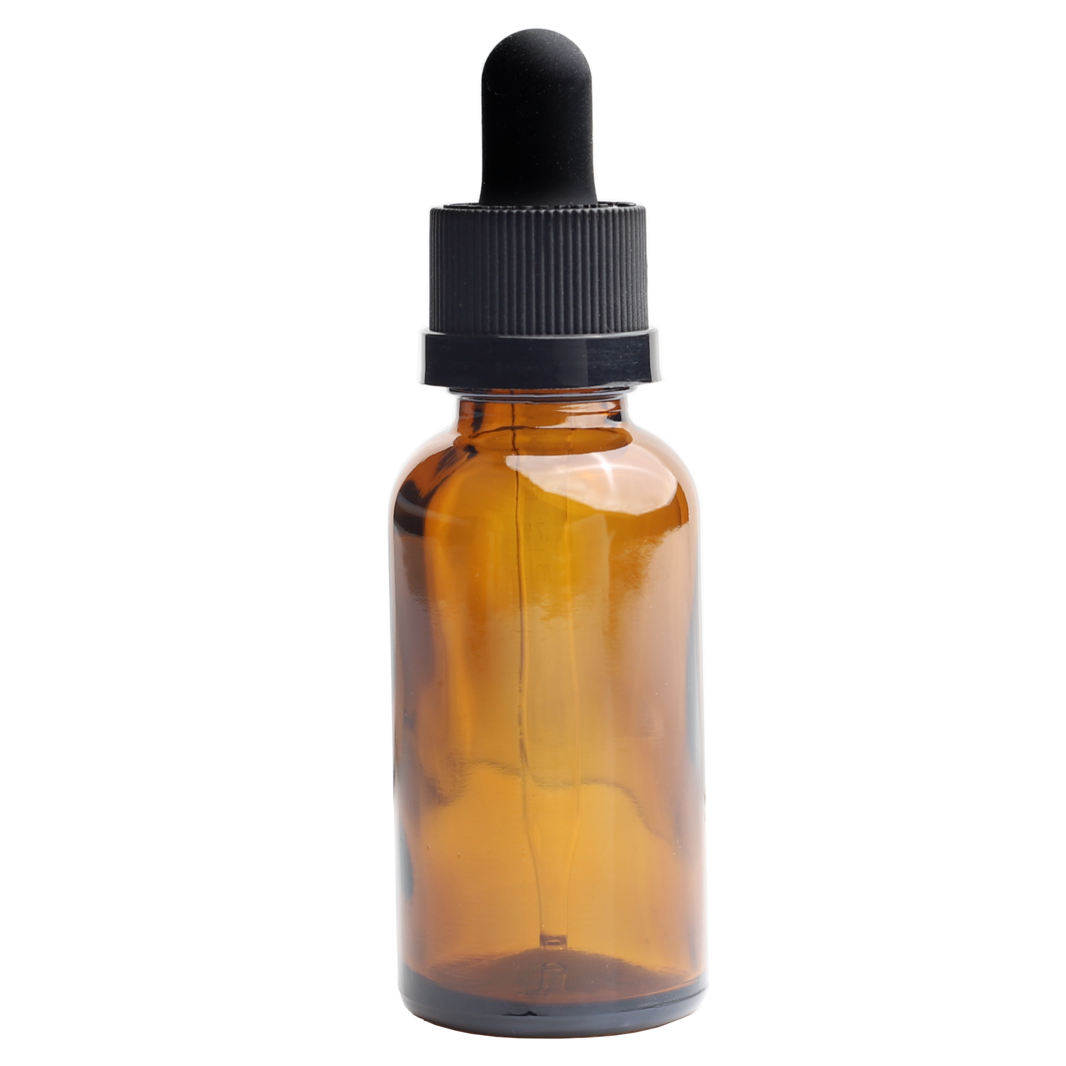 30ML Amber Glass Dropper Bottles - Child Resistant Black Cap (330 qty.)