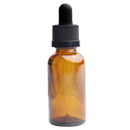 30ML Amber Glass Dropper Bottles - Child Resistant Black Cap (330 qty.)