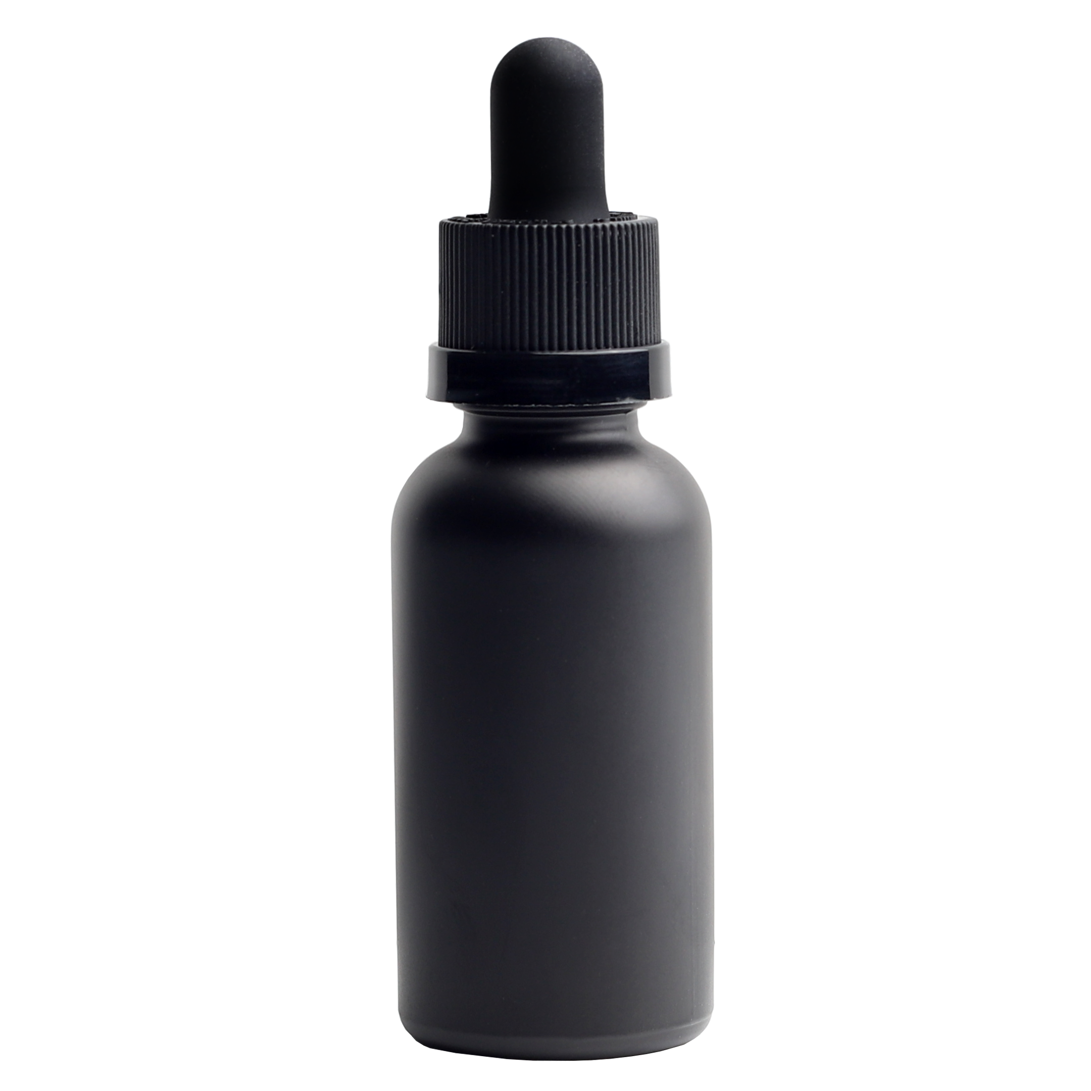 30ML Black Glass Dropper Bottles - Child Resistant Black Cap (200 qty.)