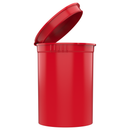 30 Dram Red Squeeze top can cannabis marijuana packaging containers jars bottles vials dragon chewer CPSC ISO ASTM certified compliance compliant bulk airtight 