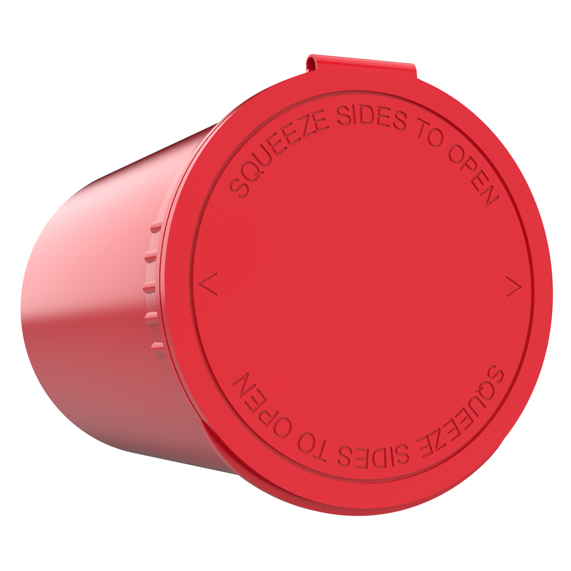 30 Dram Strawberry Red Child Resistant Pop Top Bottles (160 qty.)