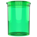 30 Dram Dragon Chewer Translucent Green Pop Top CR Child Resistant Compliant Wholesale Packaging Storage Containers Bottles Jars 1/8th ounce 3.5 gram 1/4th ounce oz cans near me USA translucent transparent