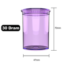 30 Dram Translucent Purple Child Resistant Pop Top Bottles (160 qty.) - Dragon Chewer