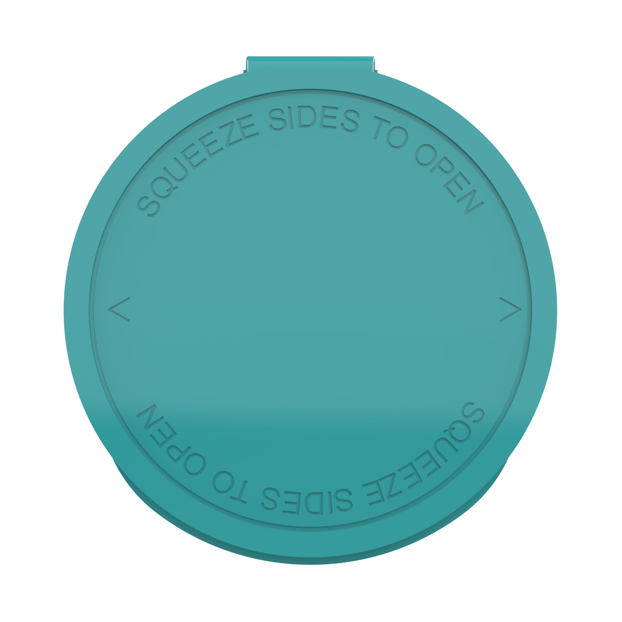 60 Dram Opaque Aqua Child Resistant Pop Top Bottles (75 qty.)