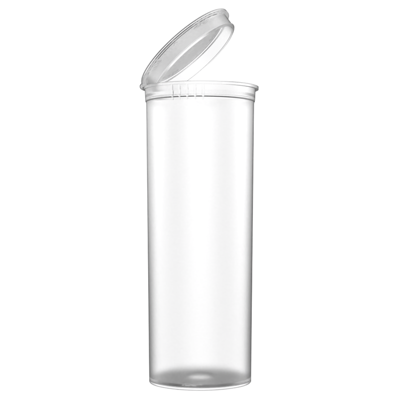 60 Dram Clear translucent transparent Squeeze top can cannabis marijuana packaging containers jars bottles vials dragon chewer near me bulk air tight highlock HL