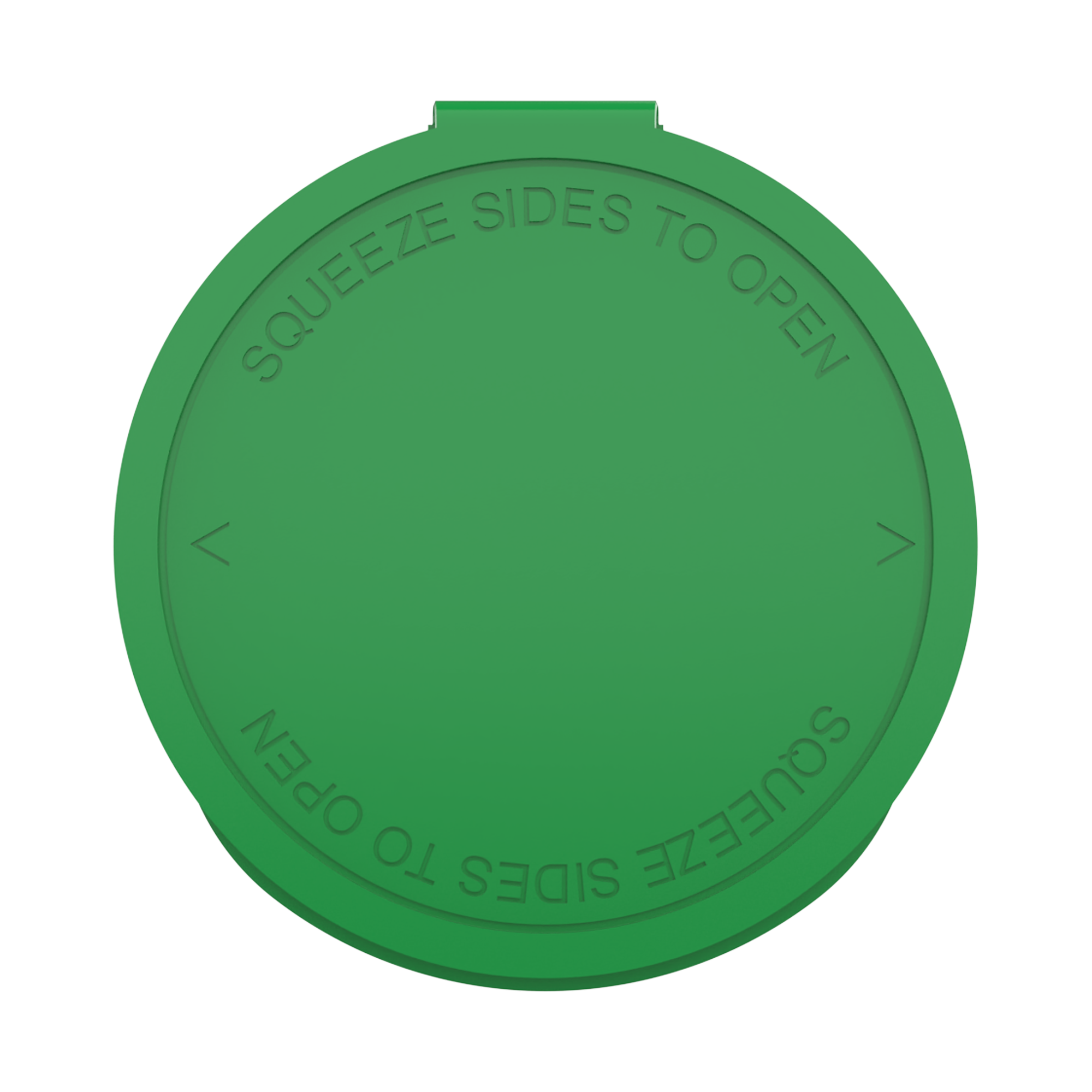 60 Dram Opaque Green Child Resistant Pop Top Bottles (75 qty.)