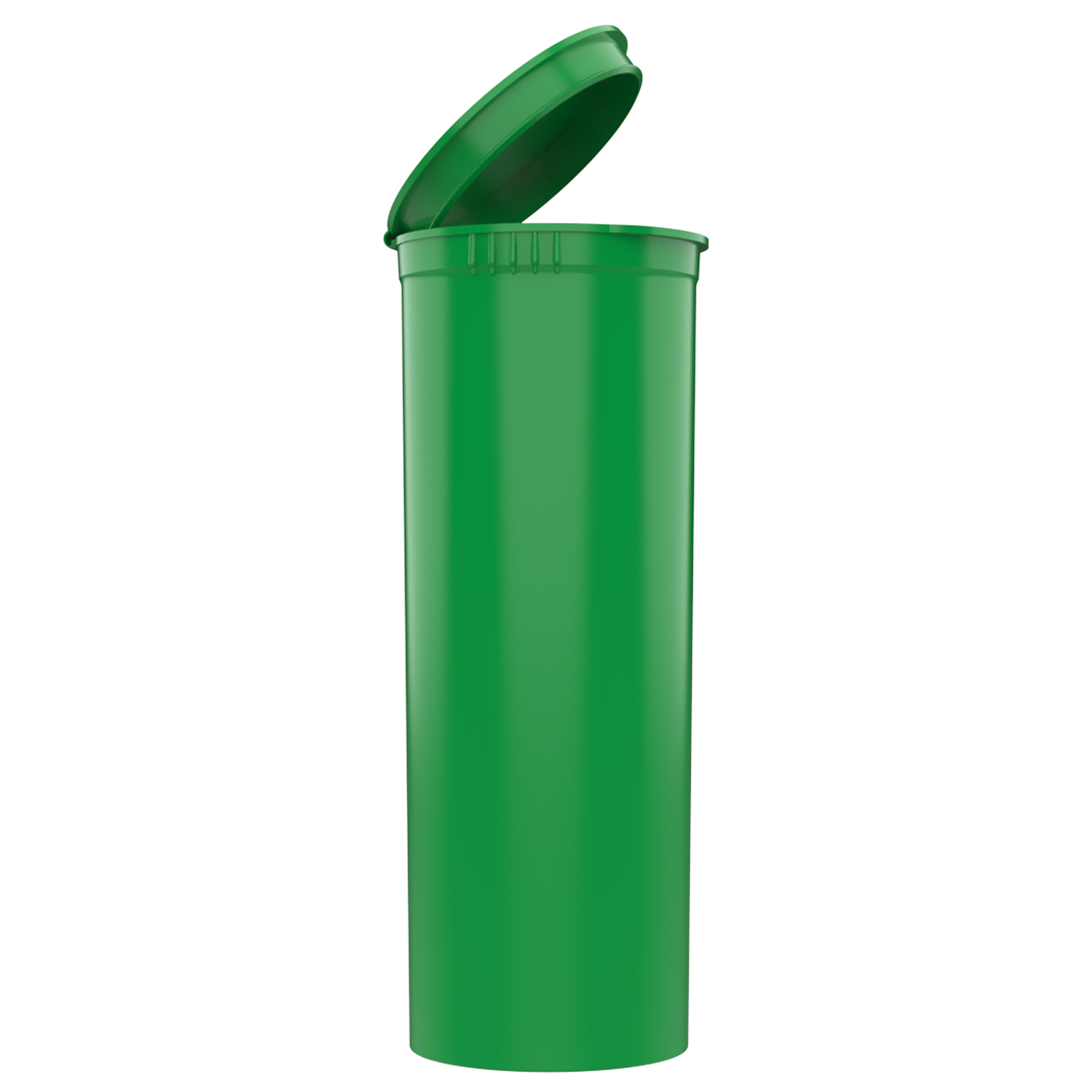 60 Dram Opaque Green Child Resistant Pop Top Bottles (75 qty.)