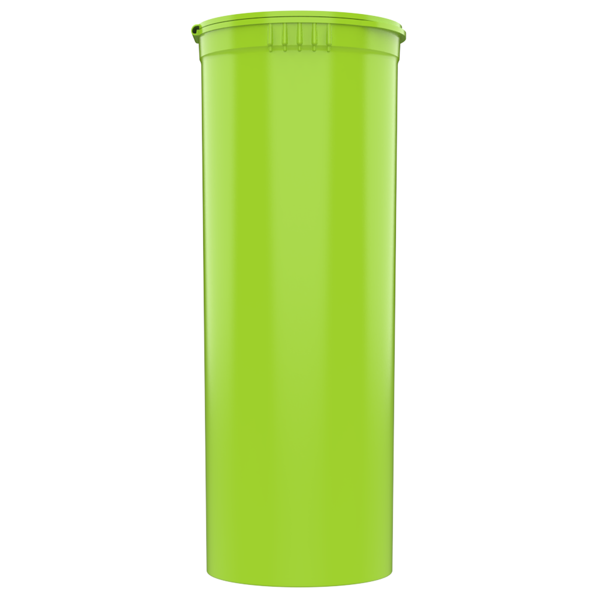 60 Dram Lime Green Highlighter Child Resistant Pop Top Bottles (75 qty