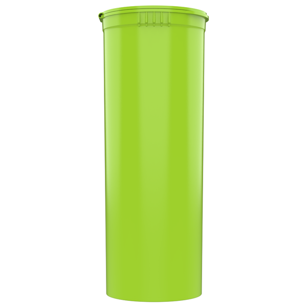 60 Dram Lime Green Highlighter Child Resistant Pop Top Bottles (75 qty