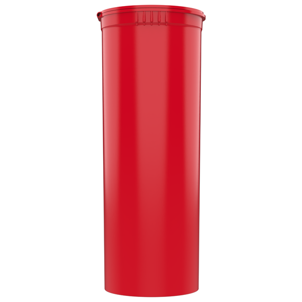 60 Dram Strawberry Red Child Resistant Pop Top Bottles (75 qty.)
