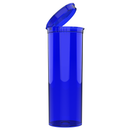 60 Dram Blue translucent transparent Squeeze top can cannabis marijuana packaging containers jars bottles vials dragon chewer near me bulk air tight highlock HL