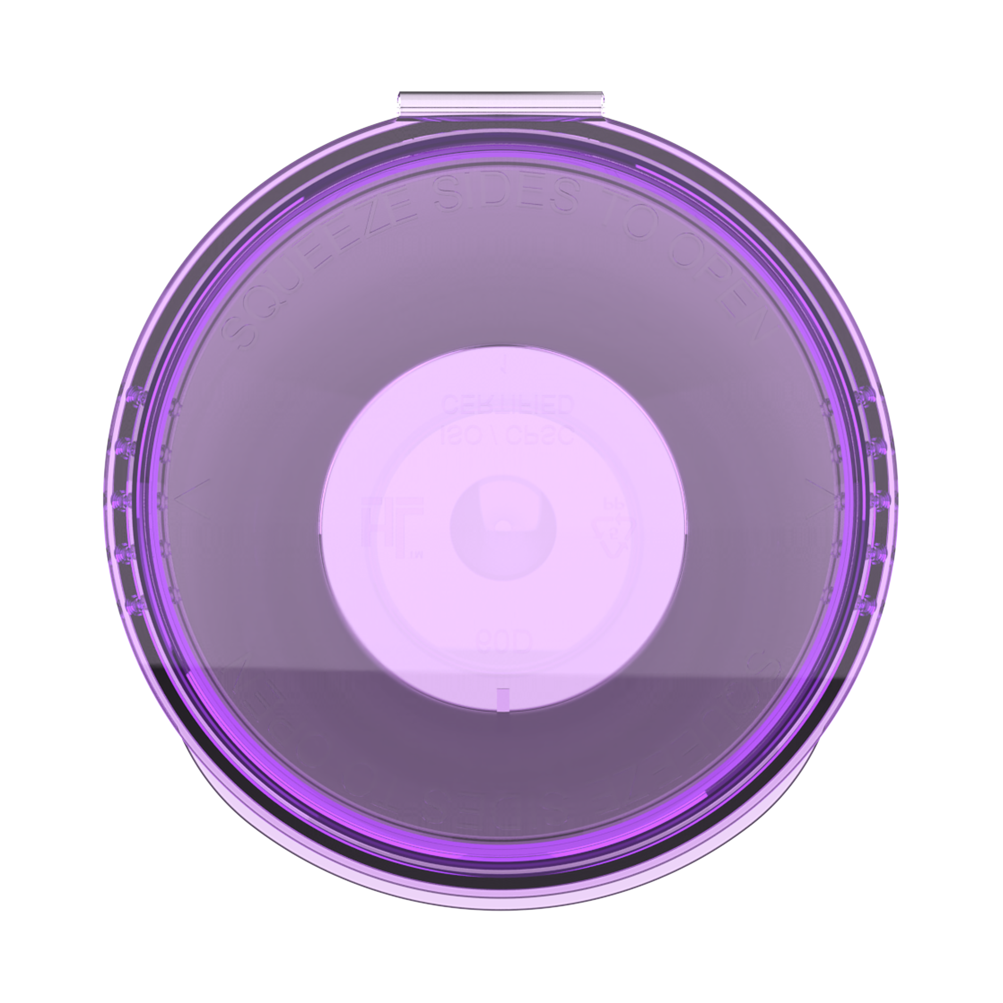 60 Dram Translucent Purple Child Resistant Pop Top Containers (75 qty.) - Dragon Chewer