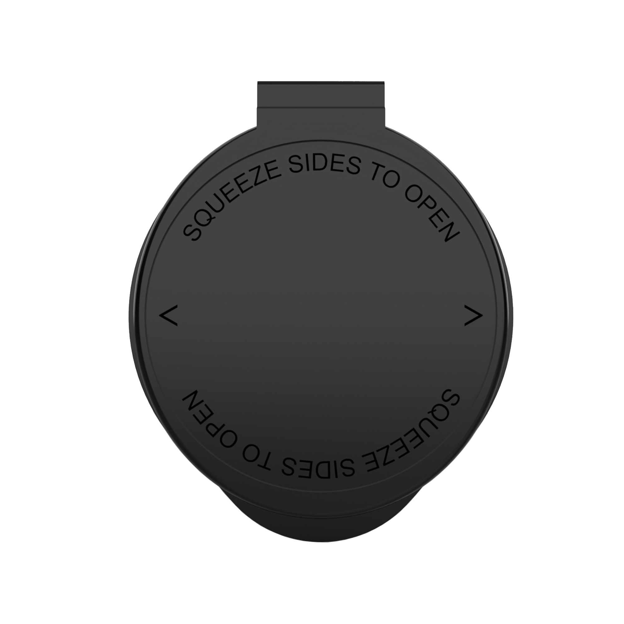 80mm Black Pop Top Pre Roll Child Resistant Tubes - OPEN LID (1,150 qty.) - Dragon Chewer