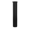 80mm Black Pop Top Pre Roll Child Resistant Tubes - OPEN LID (1,150 qty.) - Dragon Chewer
