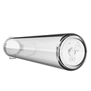 80mm Clear Pop Top Pre Roll Child Resistant Tubes - OPEN LID (1,150 qty.) - Dragon Chewer