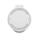 80mm White Pop Top Pre Roll Child Resistant Tubes - OPEN LID (1,150 qty.) - Dragon Chewer