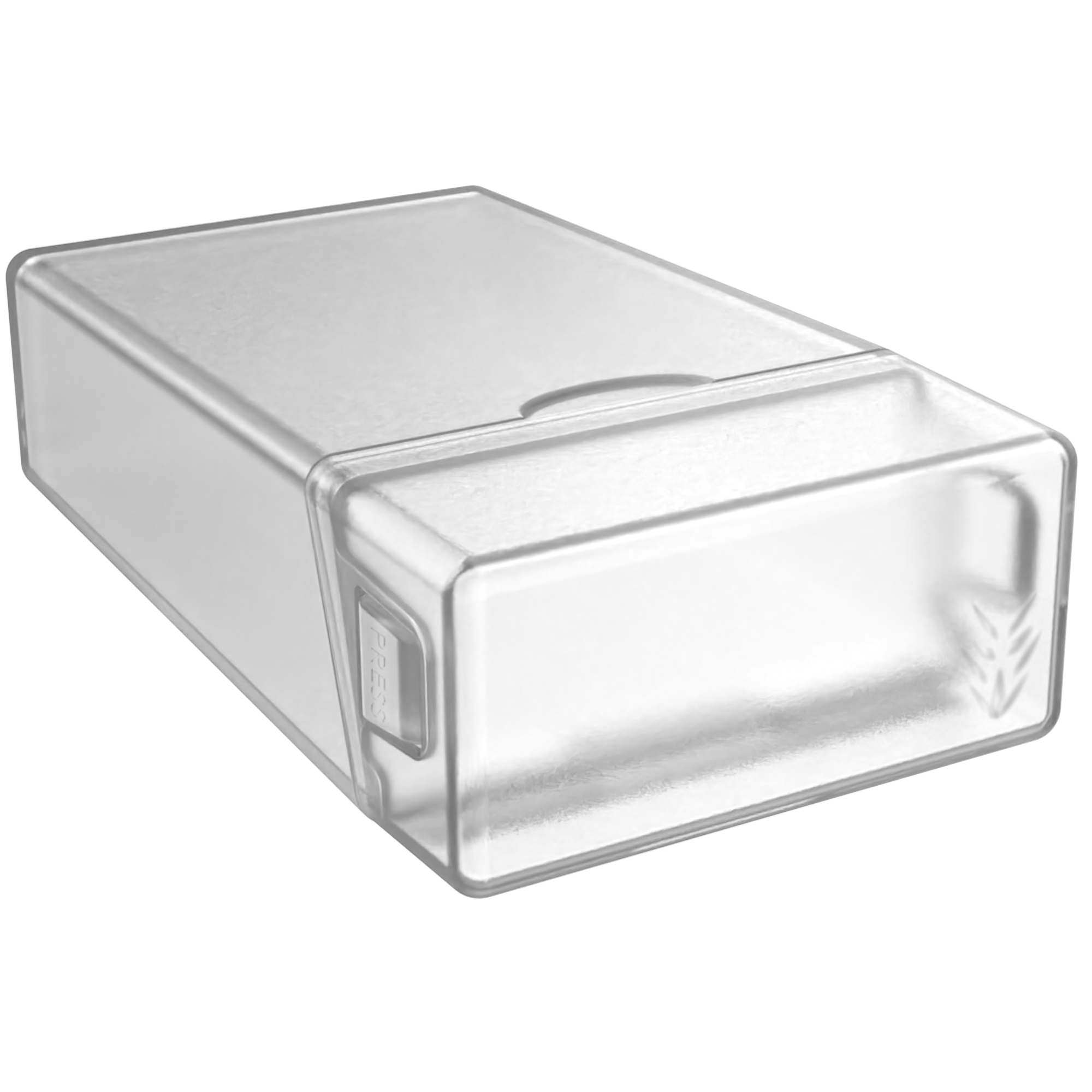 84 MM Clear Pre Roll Packaging Box - Pinch N Flip (130 qty.) - Dragon Chewer