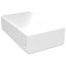 84 MM White Pre Roll Packaging Box - Pinch N Flip (130 qty.) - Dragon Chewer