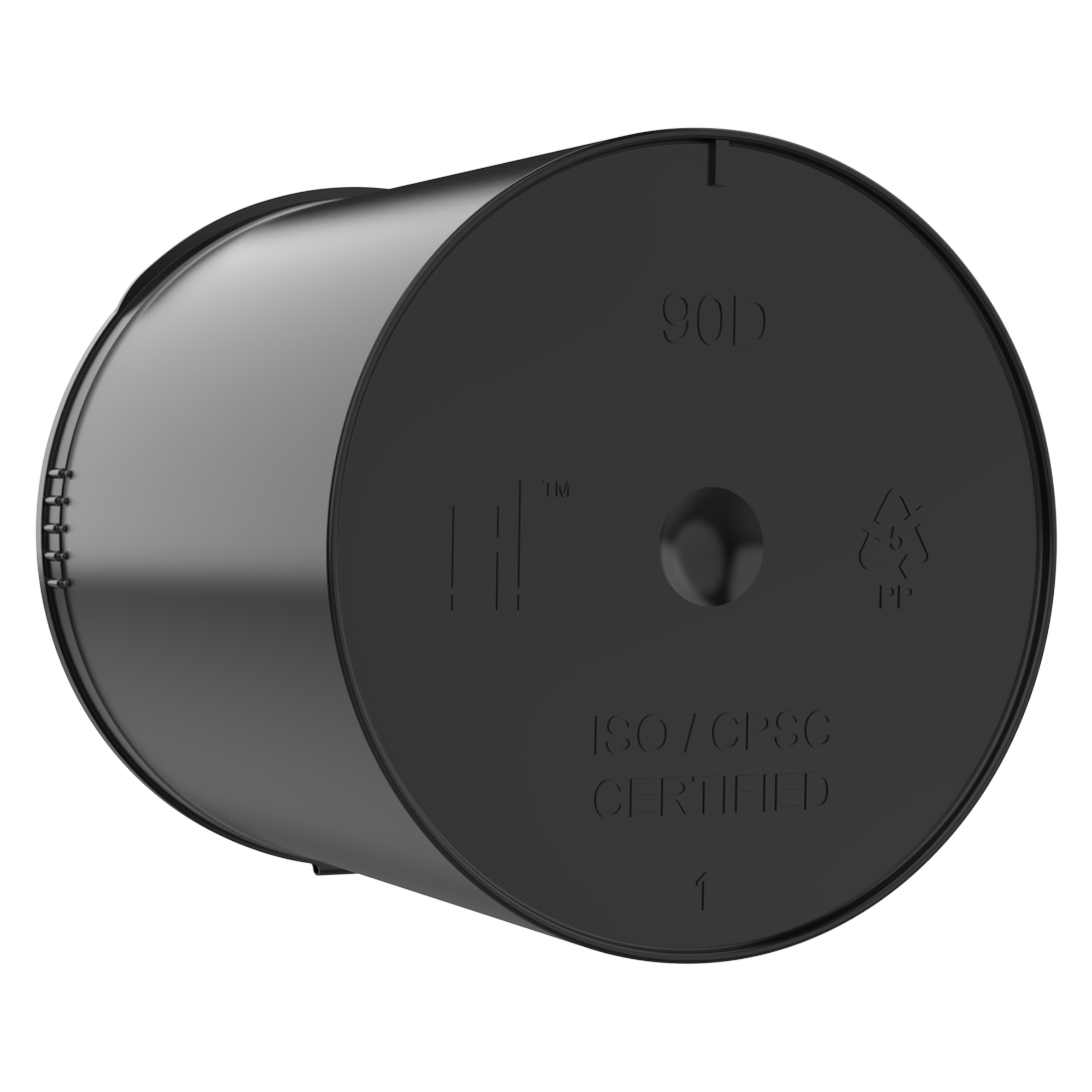 90 Dram Black Dragon Chewer opaque pop top tube no odor smell proof containers fast shipping. Capacity 1 one ounce 1/2 oz. near me bulk empty custom labels cans CPSC ASTM compliant