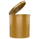 90 Dram gold Squeeze top can cannabis marijuana packaging containers jars bottles vials dragon chewer