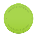 90 Dram Lime Green large wide mouth big dragon chewer pop top smell proof no moq custom labels weed jars packaging containers long term storage