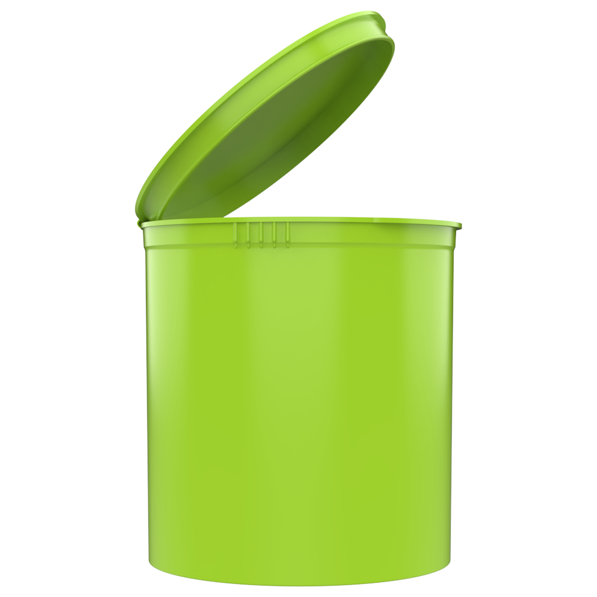 90 Dram Lime Green Highlighter Child Resistant Pop Top Bottles (60 qty
