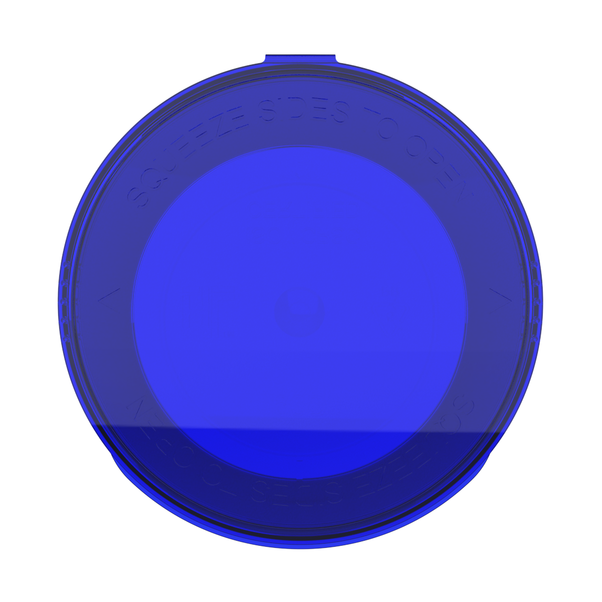 90 Dram ultra Blue translucent large wide mouth big dragon chewer pop top smell proof no moq custom labels weed jars packaging containers long term storage