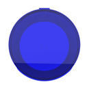 90 Dram ultra Blue translucent large wide mouth big dragon chewer pop top smell proof no moq custom labels weed jars packaging containers long term storage