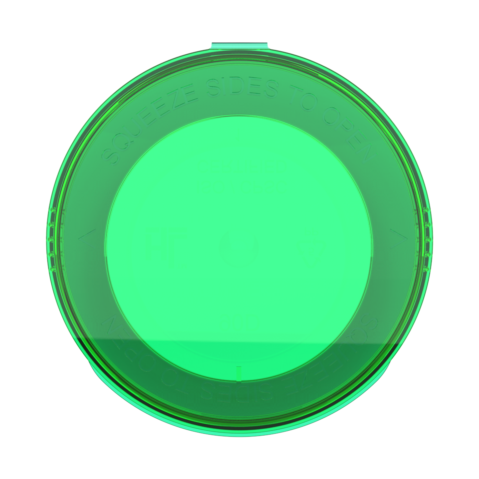 90 Dram ultra Green translucent large wide mouth big dragon chewer pop top smell proof no moq custom labels weed jars packaging containers long term storage