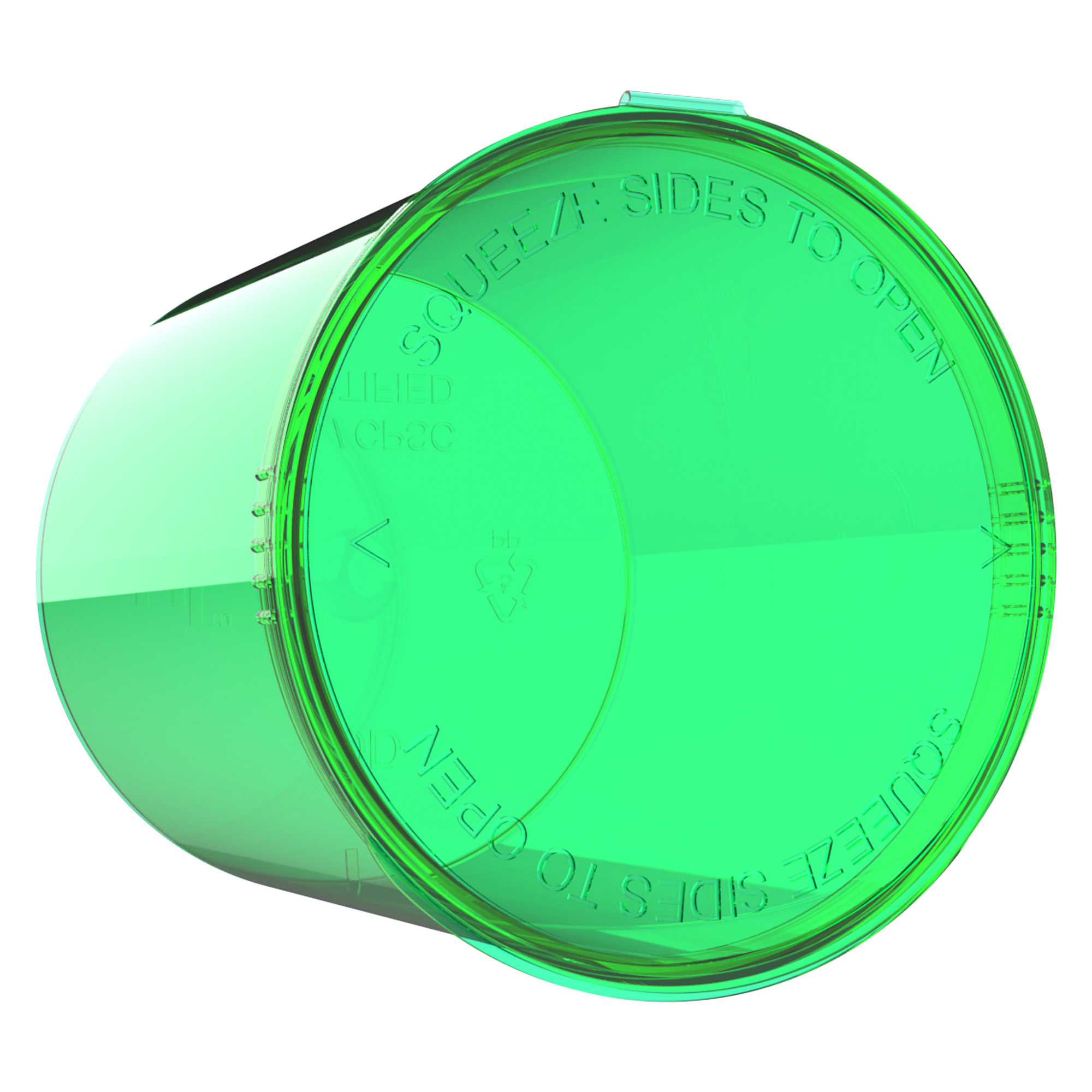 90 Dram Green translucent transparent Dragon Chewer custom Pop Top premium wholesale cannabis cbd mushroom smell proof vials jars cans airtight USA child proof highlock HL