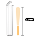 92mm clear joint doob tubes cr child resistant proof wholesale bulk packaging dragon chewer hl highlock 84 mm paper cones size diagram template