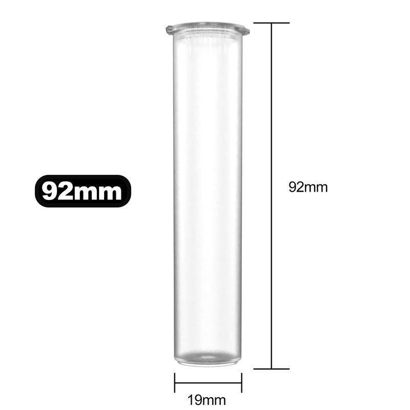 92mm clear joint doob tubes cr child resistant proof wholesale bulk packaging dragon chewer hl highlock 84 mm paper cones size template diagram