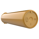 92mm Gold Pop Top Pre Roll Child Resistant Tubes -  OPEN LID (675 qty.) - Dragon Chewer