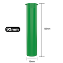92mm Green Pop Top Pre Roll Child Resistant Tubes - OPEN LID (675 qty.) - Dragon Chewer