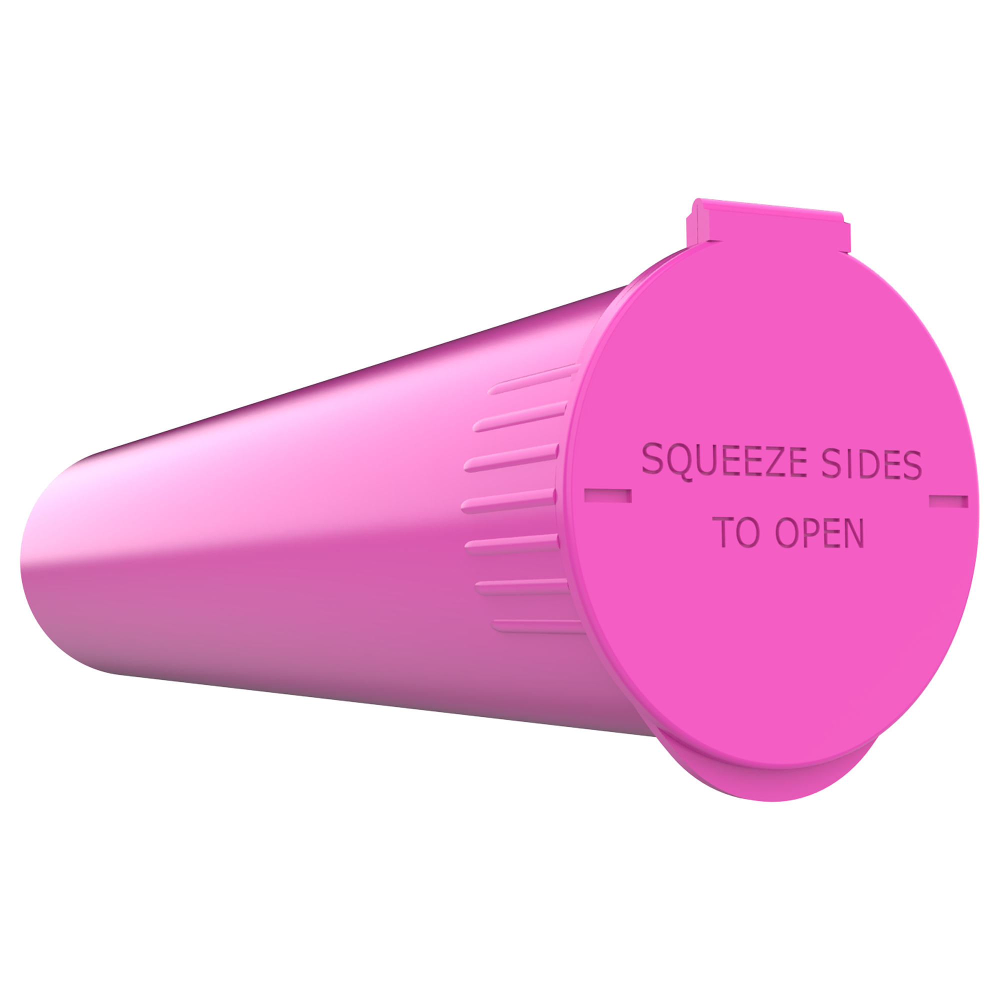 92mm Pink Pop Top Pre Roll Child Resistant Tubes - (700 qty.) - Dragon Chewer