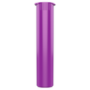 92mm Purple Pop Top Pre Roll Child Resistant Tubes - OPEN LID (675 qty.) - Dragon Chewer
