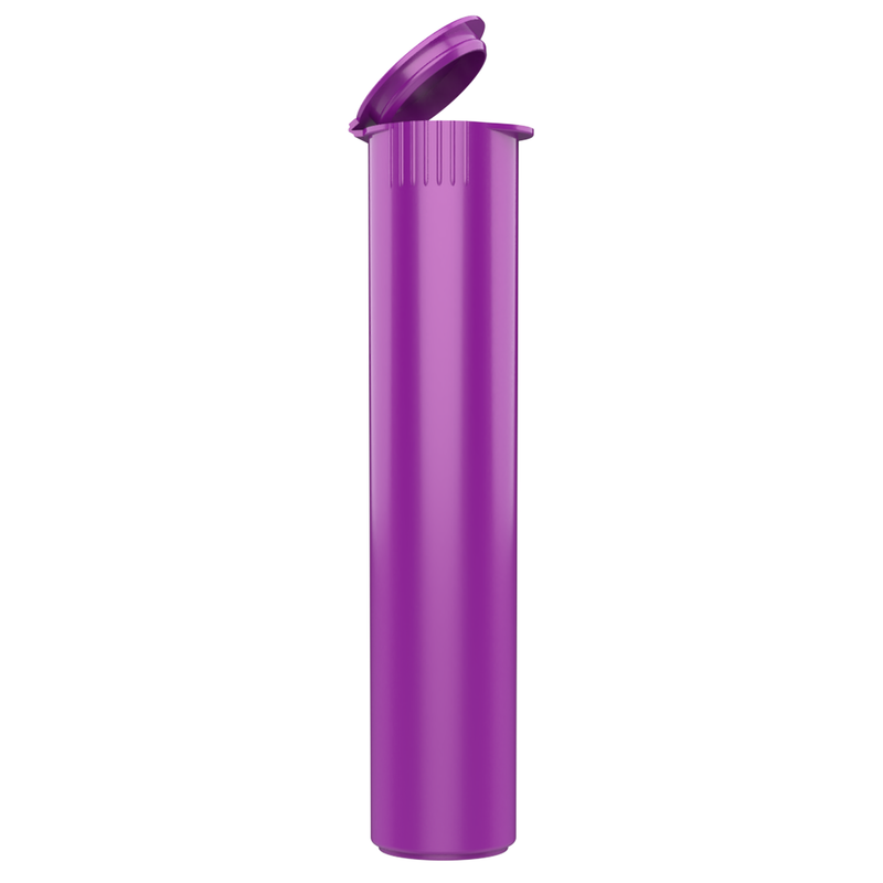 92mm Purple Pop Top Pre Roll Child Resistant Tubes - (700 qty.)